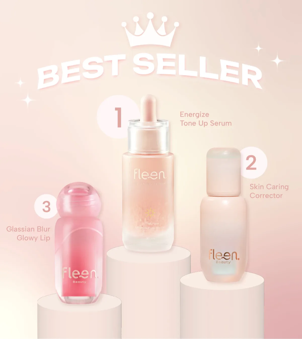 Fleen Beauty ฟลีน บิวตี้ เครื่องสำอางคุณภาพ ลิปสติก คอนซีลเลอร์ บลัชออน รองพื้น