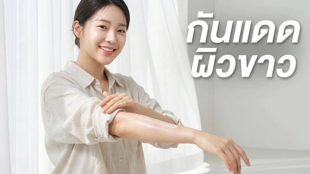 กันแดดทาตัว ตัวไหนขาวจริง ไม่วอก ไม่เหนียว — รวม 5 ตัวที่ใช้แล้วดี 2026 - บทความ Fleen Beauty