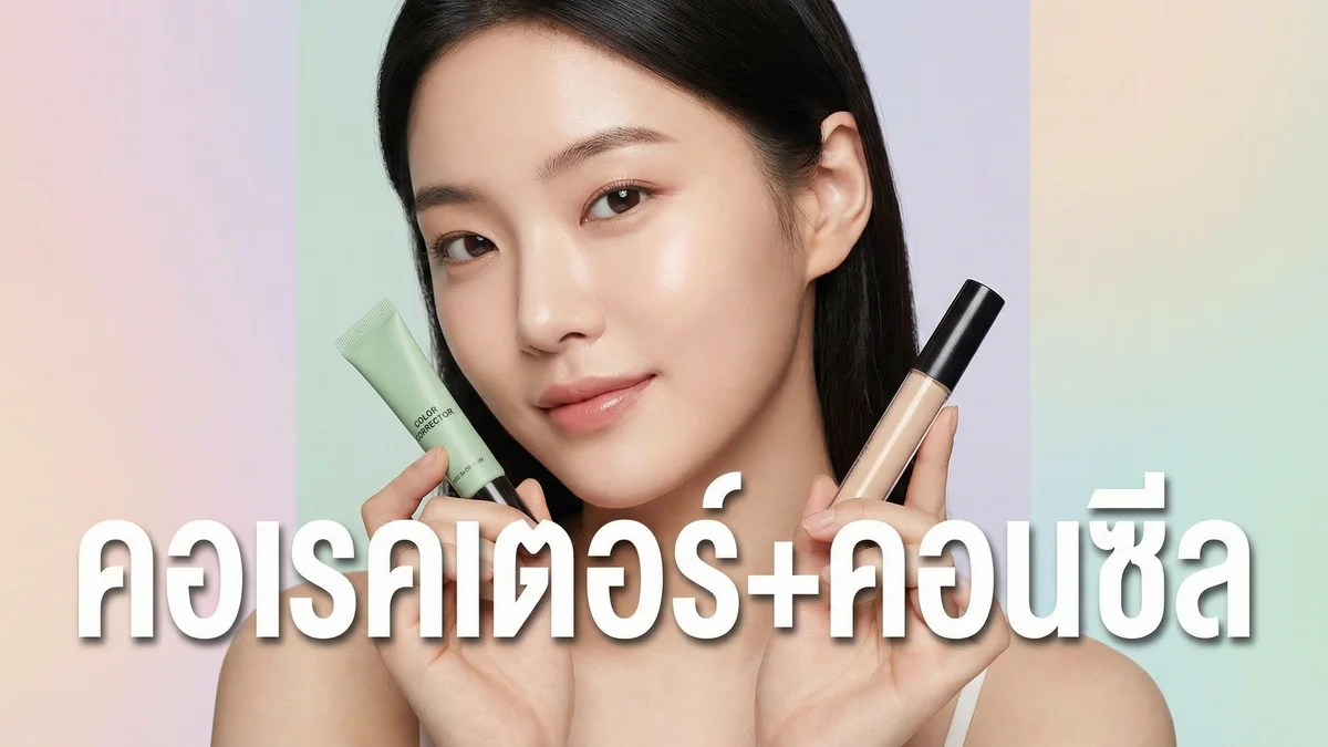 คอเรคเตอร์ vs คอนซีลเลอร์ — ใช้ตัวเดียวพอไหม หรือต้องใช้คู่? - บทความ Fleen Beauty