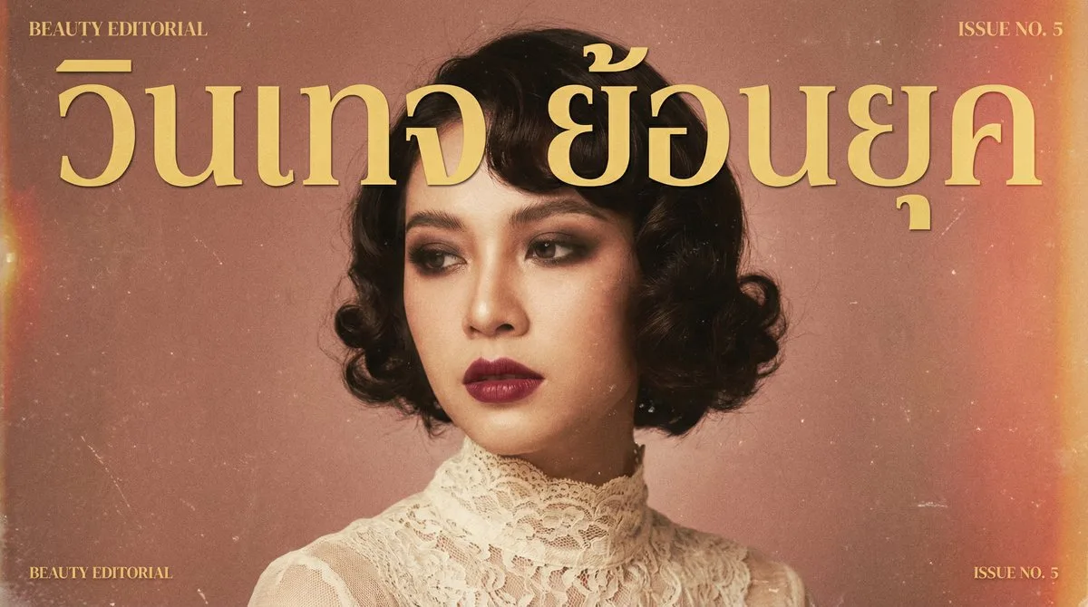 เทรนด์วินเทจ 2025 แต่งหน้าสไตล์ย้อนยุค ที่อินแล้วไม่ยอมเอาท์ - บทความ Fleen Beauty
