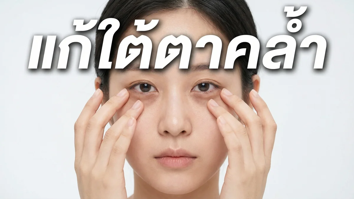 ใต้ตาคล้ำ แก้ยังไง — สาเหตุ 5 ข้อ + วิธีแก้ + เทคนิคปกปิดที่ได้ผล 2026 - บทความ Fleen Beauty