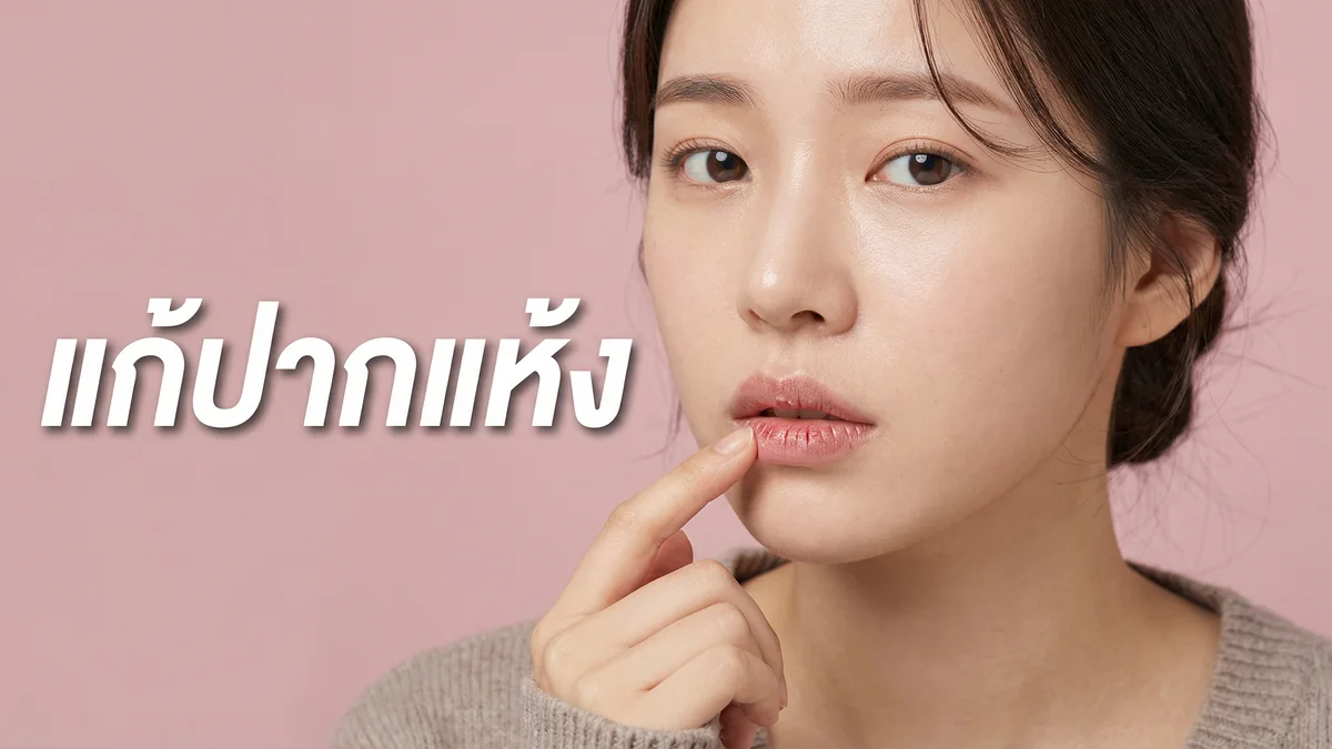 ปากแห้ง เกิดจากอะไร? 7 วิธีแก้ปากแห้งลอกที่ได้ผลจริง 2026 - บทความ Fleen Beauty