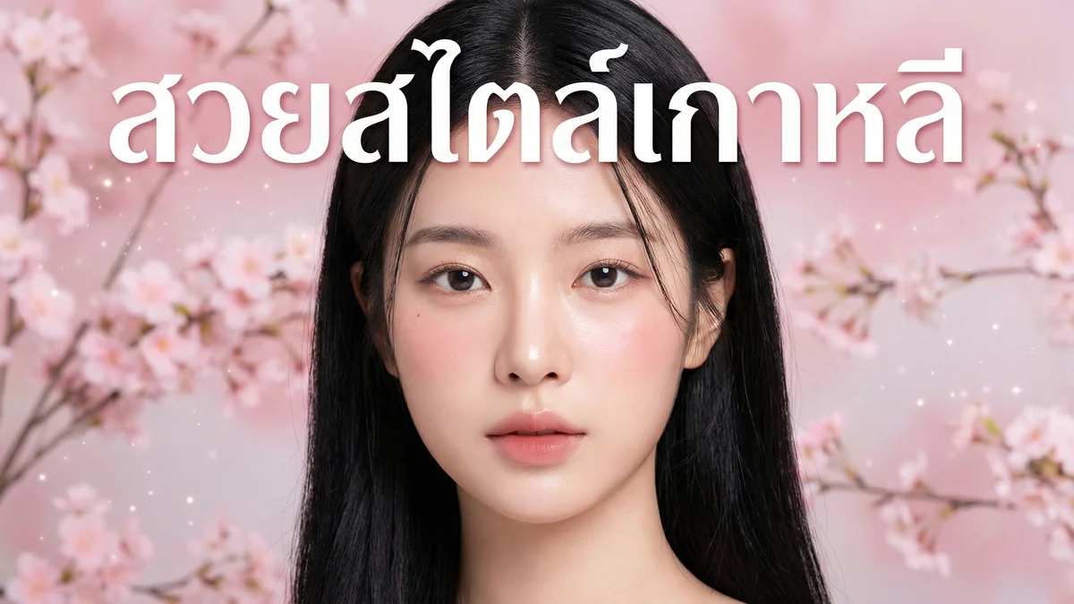 แต่งหน้าเกาหลี สไตล์ K-Beauty — ผิวใส ฉ่ำวาว ทำตามง่ายๆ 2026 - บทความ Fleen Beauty
