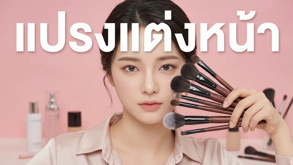แปรงแต่งหน้า มีกี่แบบ ใช้ยังไง — คู่มือฉบับสมบูรณ์สำหรับมือใหม่ 2026 - บทความ Fleen Beauty