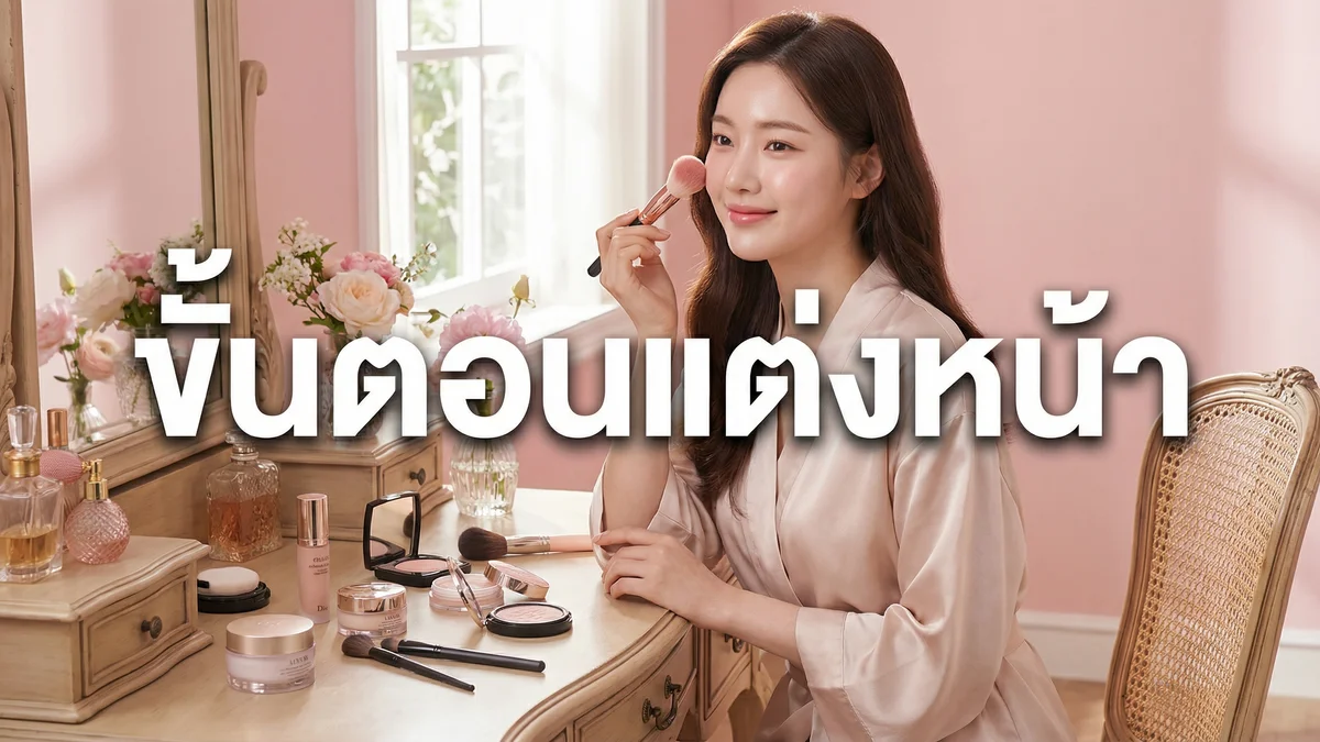 ขั้นตอนการแต่งหน้าฉบับสมบูรณ์ 2026 — ลำดับถูกต้อง เมคอัพติดทนตลอดวัน - บทความ Fleen Beauty