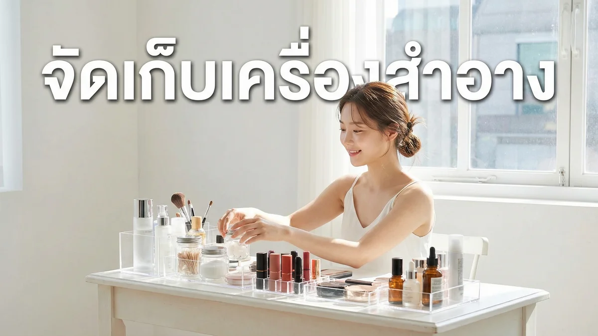 วิธีเก็บเครื่องสำอาง พกพาสะดวก ไม่เสียหาย — ไอเดียจัดระเบียบเครื่องสำอาง 2026 - บทความ Fleen Beauty