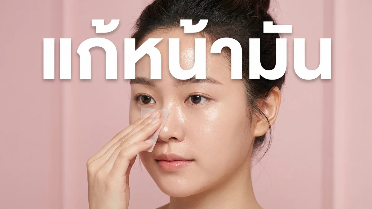 หน้ามัน แก้ยังไง — สาเหตุ + วิธีแก้ + เครื่องสำอางที่ช่วยคุมมัน 2026 - บทความ Fleen Beauty