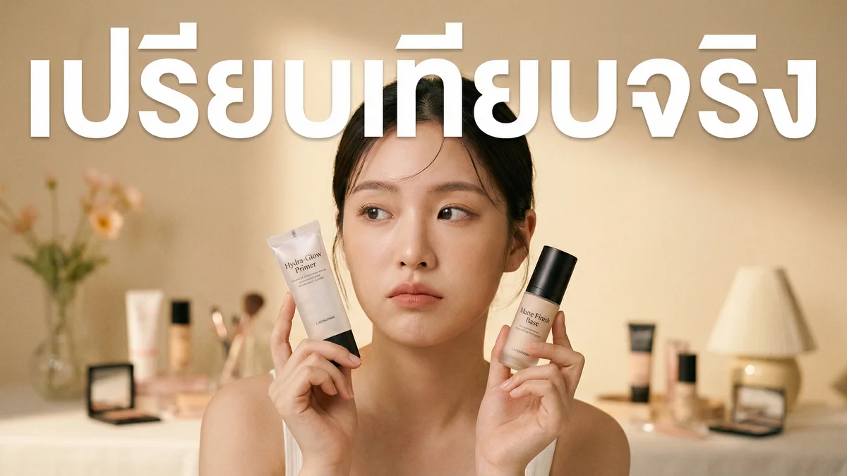 ไพรเมอร์ในเซเว่น vs ร้านเครื่องสำอาง — เปรียบเทียบจริง ราคาต่างกันมากไหม? - บทความ Fleen Beauty