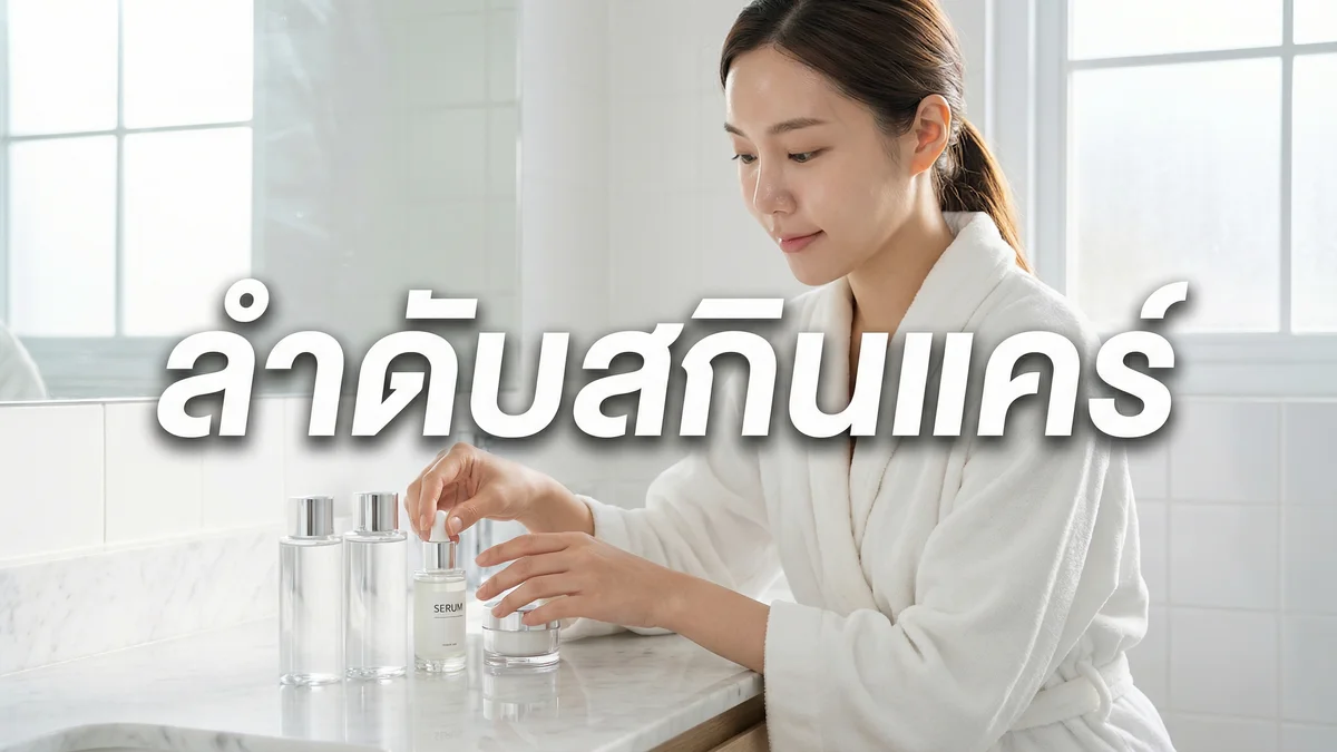 ลำดับการลงสกินแคร์ ที่ถูกต้อง 2026 — บางไปหนา ไม่ผิดอีกต่อไป - บทความ Fleen Beauty