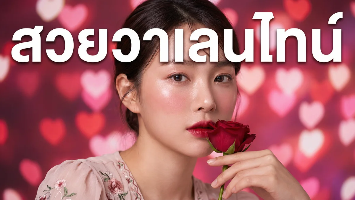 Makeup Look วาเลนไทน์ — แต่งหน้าโทนชมพูหวาน สวยฟินออกเดท 2026 - บทความ Fleen Beauty