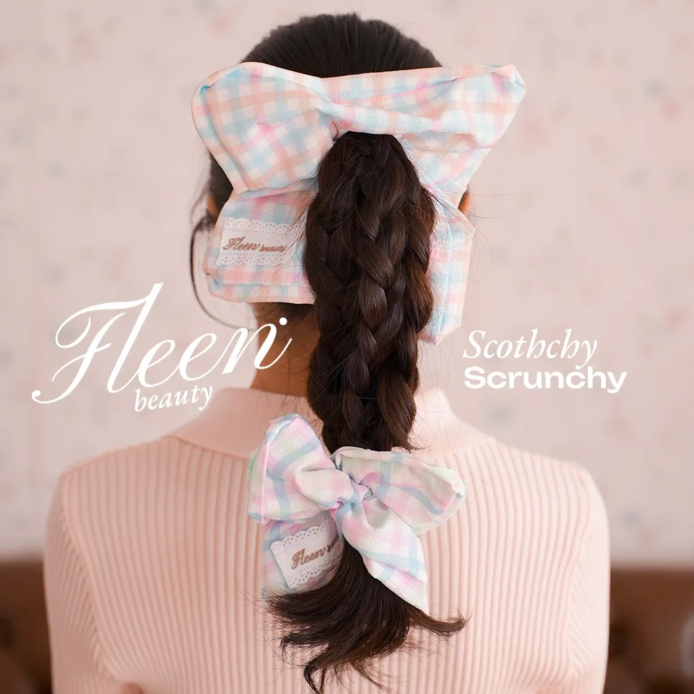 ฟลีน บิวตี้ ยางมัดผมดอกไม้ - Fleen Beauty Flower Blooming Scrunchy Hair Tie